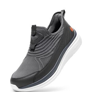 FitVille mens SlipOn Shoes,Extra Wide,Comfortable,for Standing All Day size 8.5